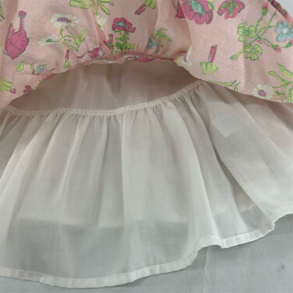 Sigrid Olsen Girls Floral Sundress Pink Size 4 Sleeveless Spring Twirl - Picture 8 of 11